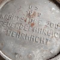 Fusto/bidone carburante militare del 1942