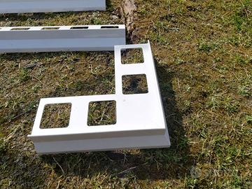 Gocciolatoio in alluminio per poggioli.