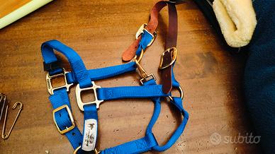 Cavezza  Nylon e pelle