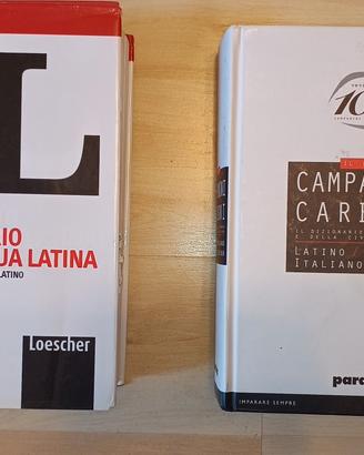 DUE dizionari Latino: IL + Campanini Carboni