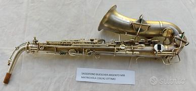 SAX SASSOFONO ALTO BUESCHER MIB ARG. MATR. 226242