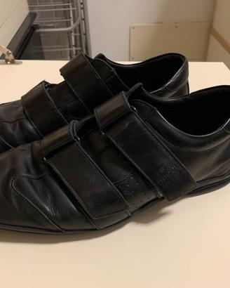 Scarpe pelle uomo gucci nere strappo tg 42