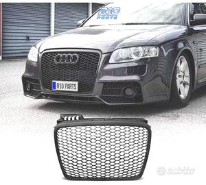 GRIGLIA AUDI A4 B7 04-07 LOOK RS NERO OPACO