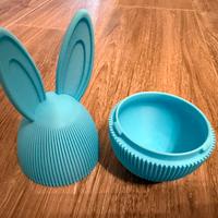 Porta cioccolatini coniglio 17cm