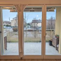 Porta finestra 2956 x 2380 mm 3 ante e 2 vasistas