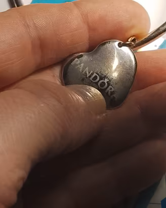 bracciale argento 925 con ciondolo Pandora 