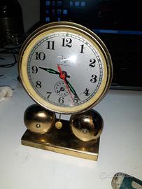 Sveglia in metallo doppio campanello