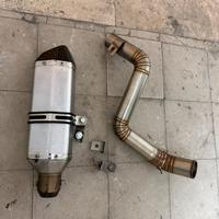 Scarico completo ktm duke 125