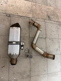 Scarico completo ktm duke 125