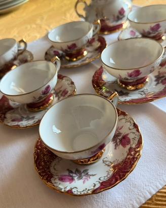 Set da té Vintage Armond in porcellana traslucida