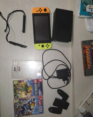 Nintendo switch completa con 3 giochi 