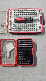 Set cacciavite portainserti set chiavi a cricchett
