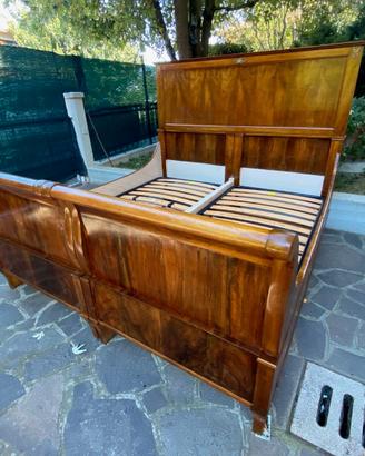 Letto matrimoniale stile impero, separabile