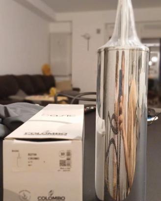 Porta scopino a pavimento Colombo "Basic" cromato