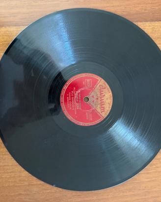 disco in vinile a 78 giri della Durium