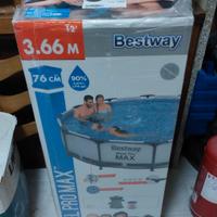 piscina Bestway rotonda 3.66 mt nuova