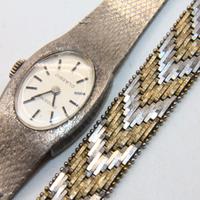 Splendido orologio e bracciale argento oro