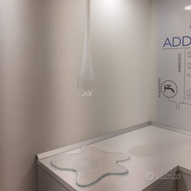 Lampada a goccia in vetro di murano