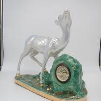 Orologio da tavolo vintage cervo anni 60