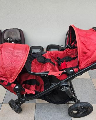 trio passeggino doppio