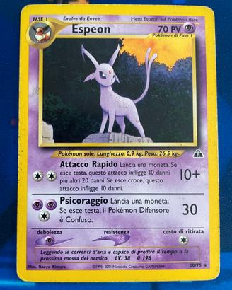 Espeon 20/75 Neo Discovery (2001) ITA Vintage