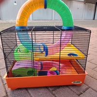 Gabbia criceto con giro della morte