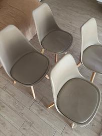 Set di 4 sedie da pranzo
