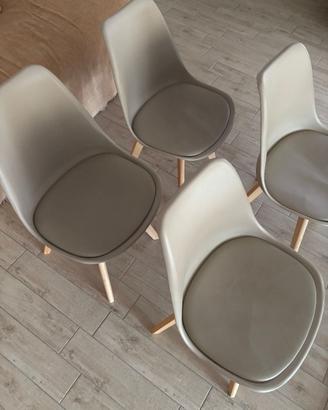 Set di 4 sedie da pranzo