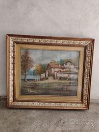 lotto 3 quadri d' arredo vintage