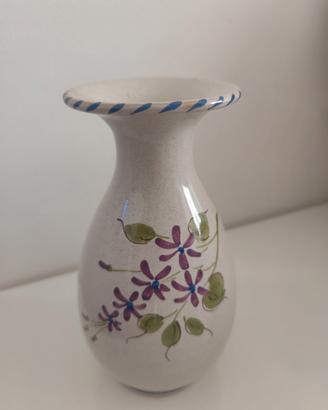 Vaso vintage in ceramica Deruta numerato