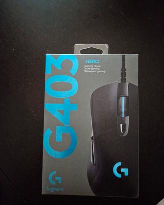 Logitech G403 HERO Gaming mouse + scatola original