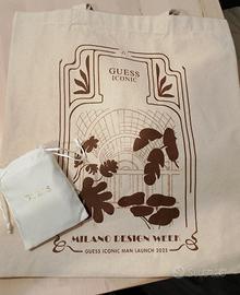 Guess tote Bag + etichetta nome valigia