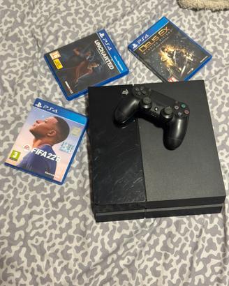 Playstation 4 500gb + 1 gamepad