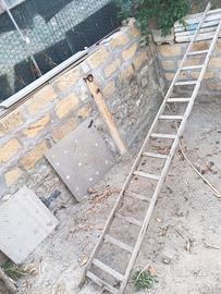 scala di legno 