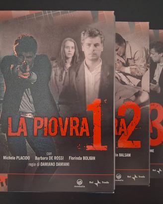 4 Cofanetti con 12 Dvd  "La Piovra"