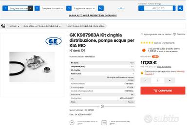 Pompa acqua K987983A Kia e Hyunday