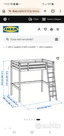 letto a soppalco ikea
