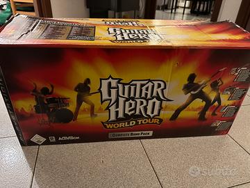 PS3-Giutar Hero World Tour-Batteria,gioco,chitarra