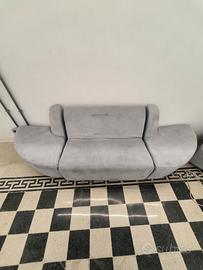 Divani in tessuto modulari 15 pezzi