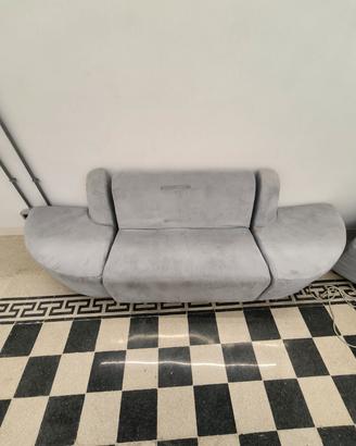 Divani in tessuto modulari 15 pezzi