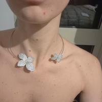 collana girocollo con zirconi 