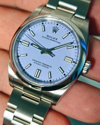 Rolex OP 36 lavanda 126000 nuovo 05/2026 ITA full