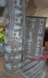 nastri decorativi natalizi