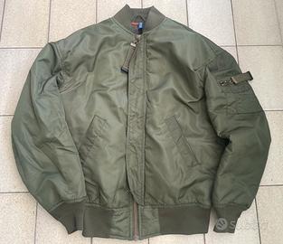Bomber h&m usato verde militare