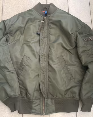 Bomber h&m usato verde militare