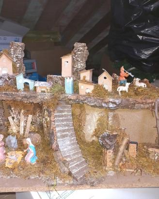 presepe con paesaggio grande
