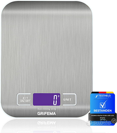 GRIFEMA GA2002 Bilancia da Cucina Digitale 5kg LCD