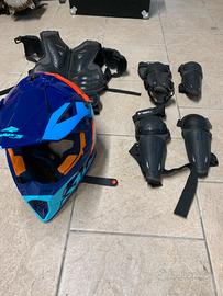 Casco da motocross più accessori motocross bambino