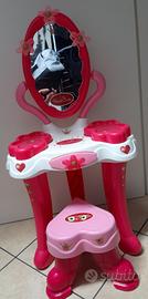 SPECCHIERA CON SGABELLO 