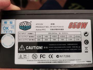 Alimentatore Cooler Master ATX 650W